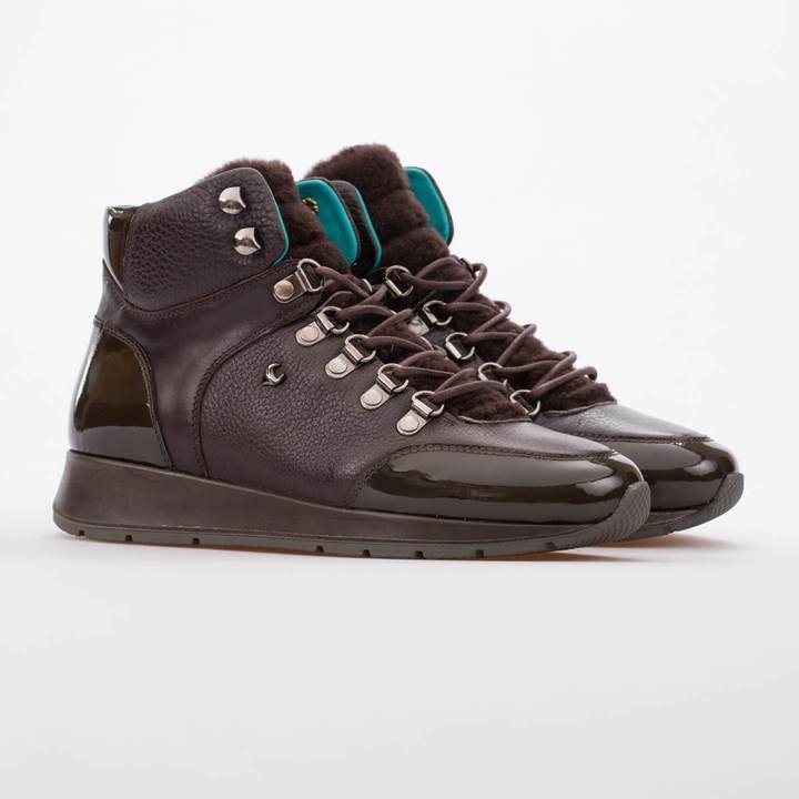 MIRANDA – LEATHER & FUR MIXED BROWN - jameswhite001