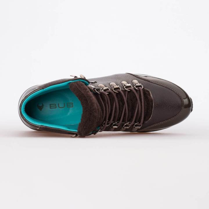 MIRANDA – LEATHER & FUR MIXED BROWN - jameswhite001