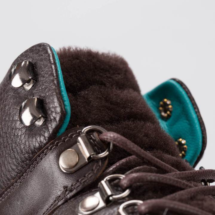 MIRANDA – LEATHER & FUR MIXED BROWN - jameswhite001