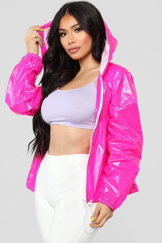 Need Your Attention Jacket - Hot Pink - jameswhite001