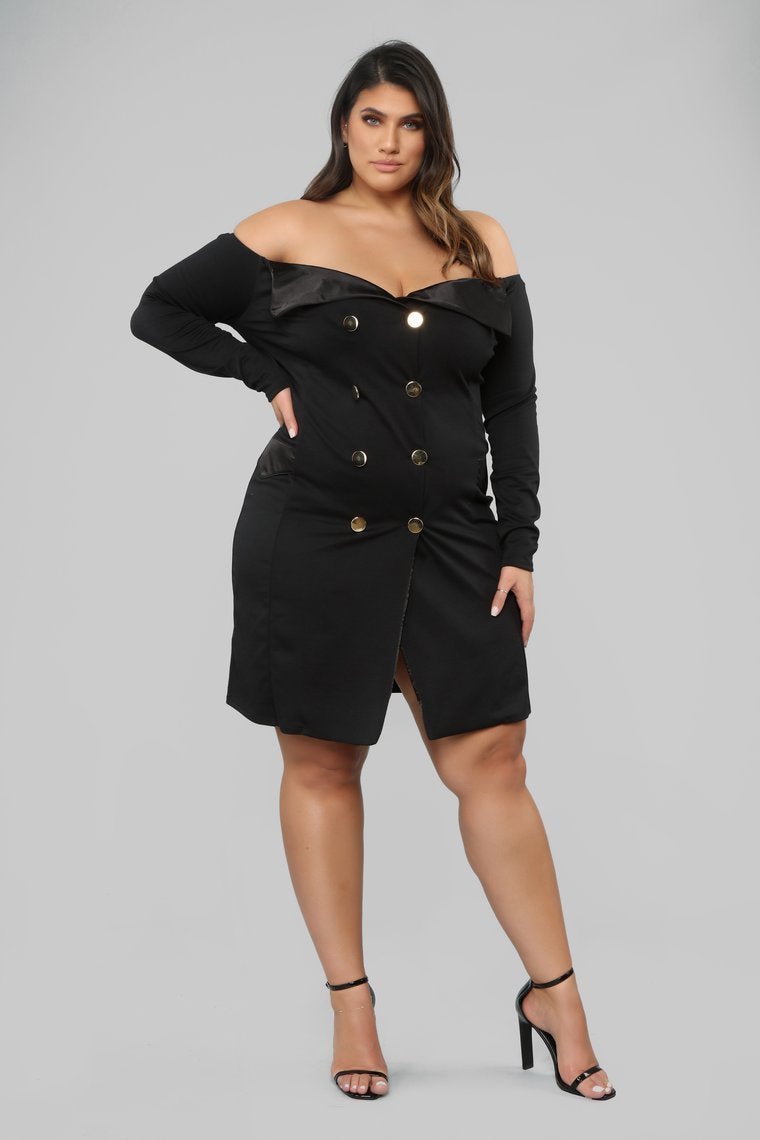 Never Recover From Me Dress - Black - jameswhite001