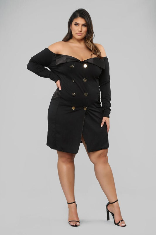 Never Recover From Me Dress - Black - jameswhite001