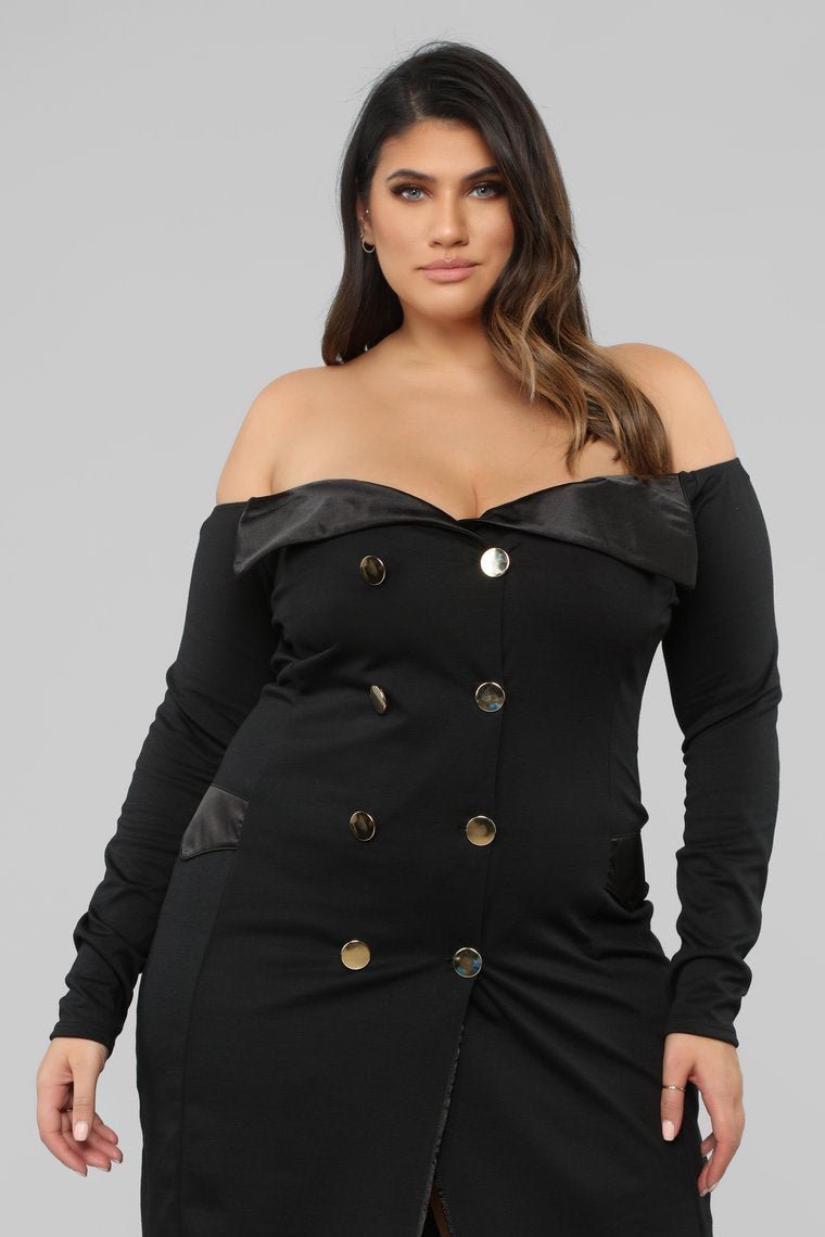 Never Recover From Me Dress - Black - jameswhite001