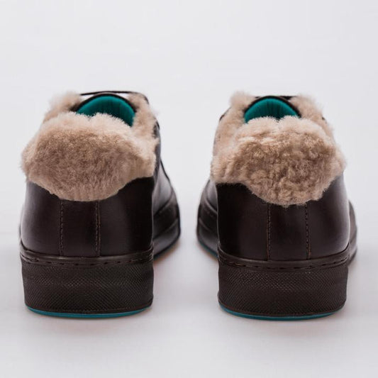 NIKKI – LEATHER & FUR BROWN - jameswhite001