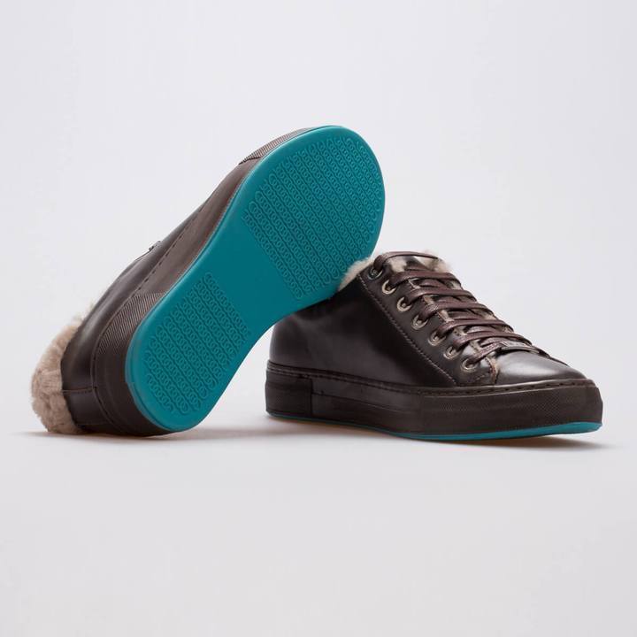 NIKKI – LEATHER & FUR BROWN - jameswhite001