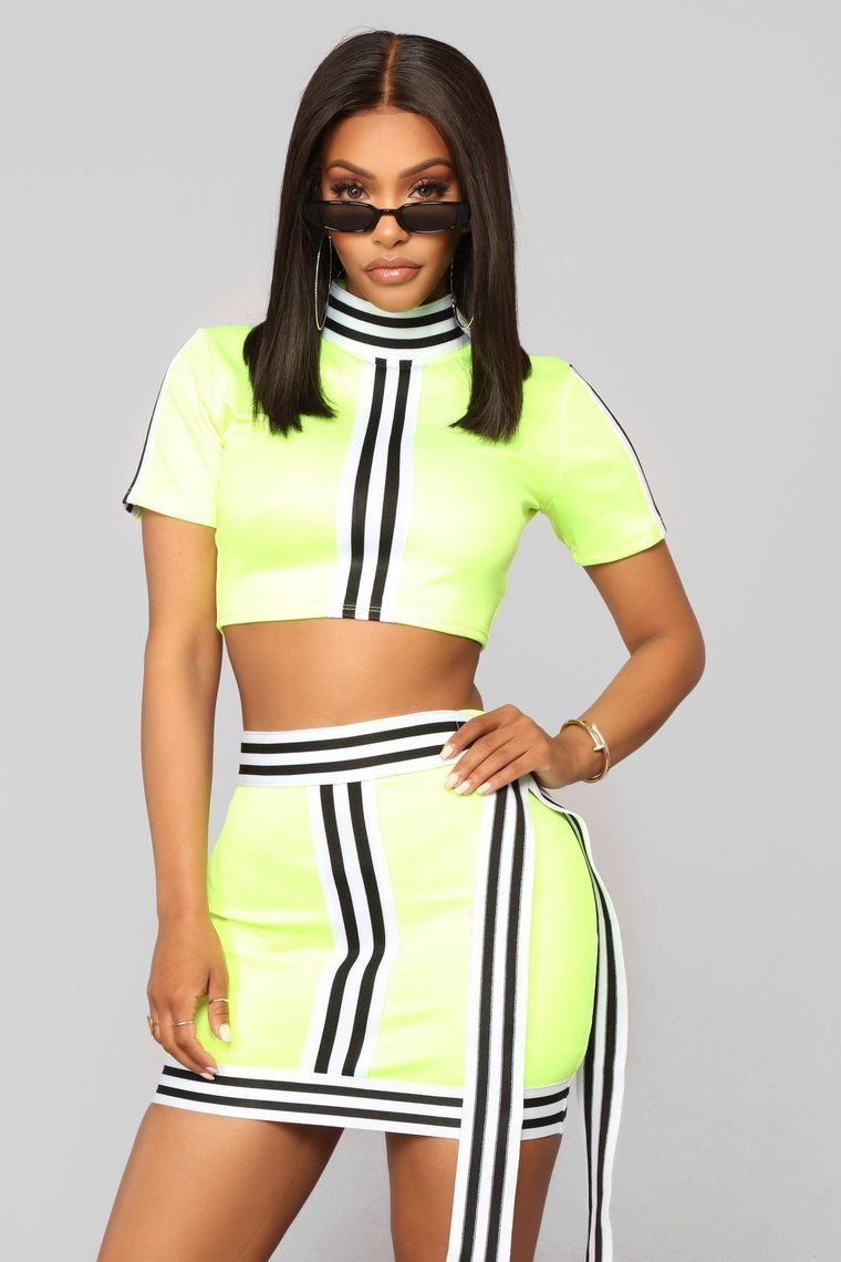 No Apologies Set - Neon Yellow - jameswhite001