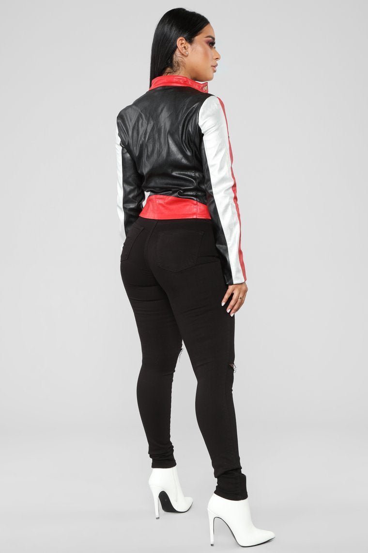 Not Your Average Colorblock Jacket - Multicolor - jameswhite001