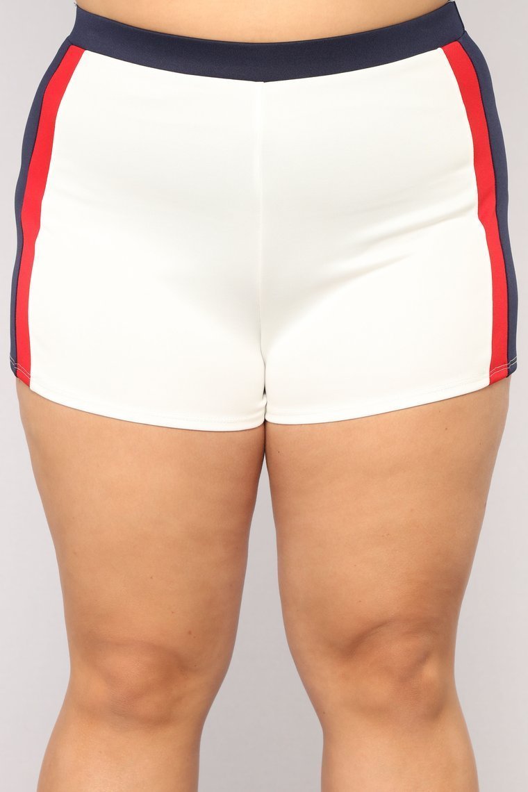 Not Your Baby Girl Short Set - Red/White - jameswhite001