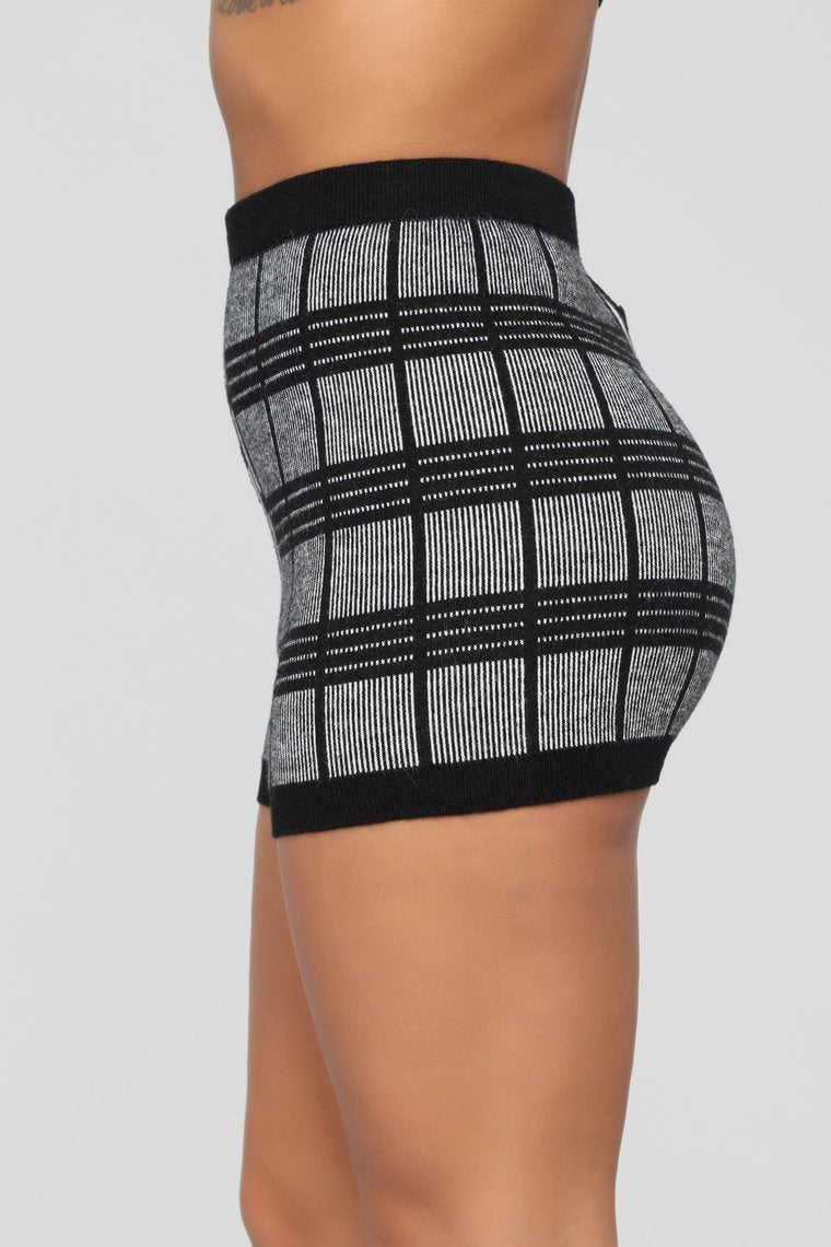 Nothing Left To Say Short Set - Black - jameswhite001