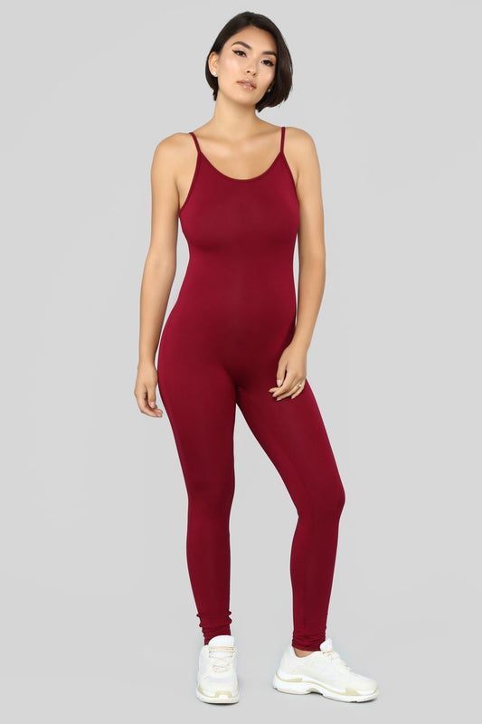 Nova Season Jumpsuit - Burgundy - jameswhite001