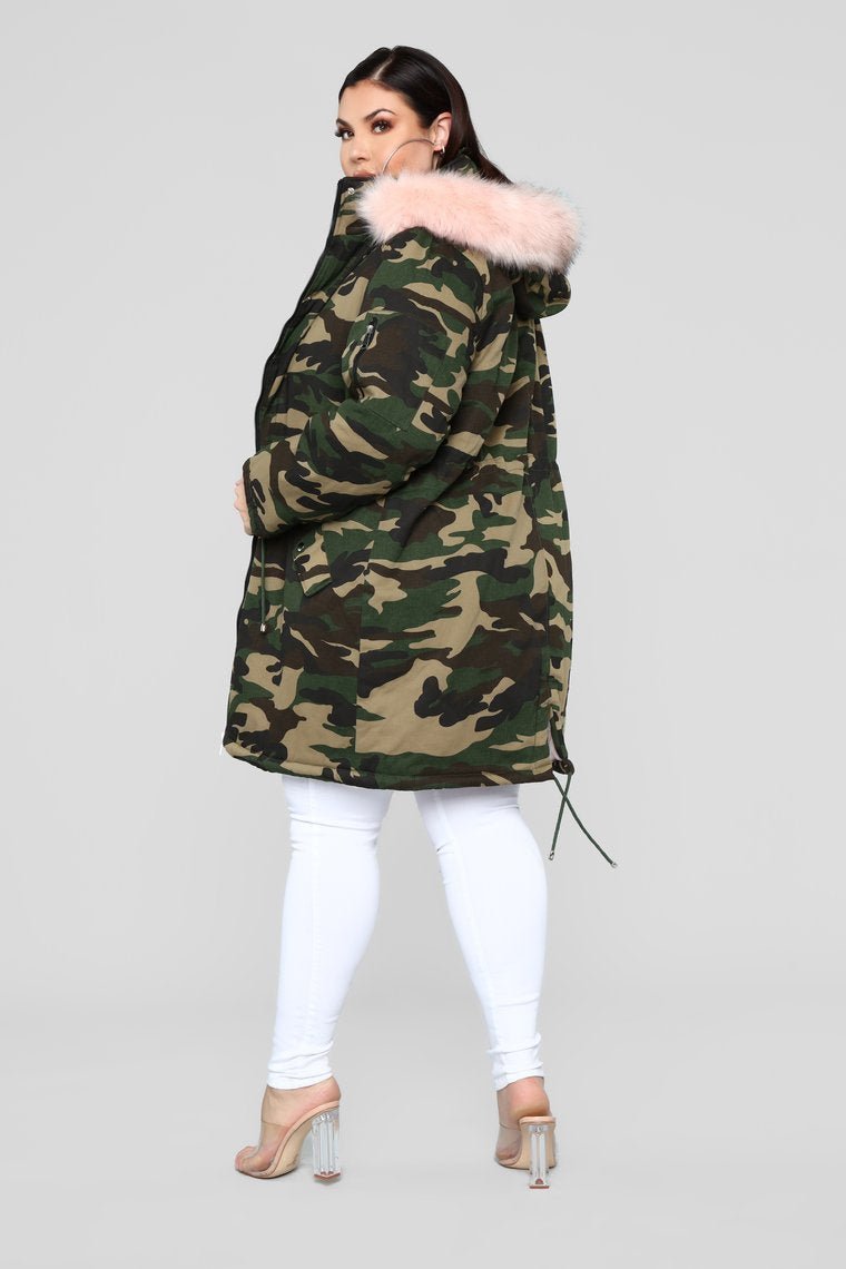 Oh Baby Utility Jacket - Camo/Pink - jameswhite001