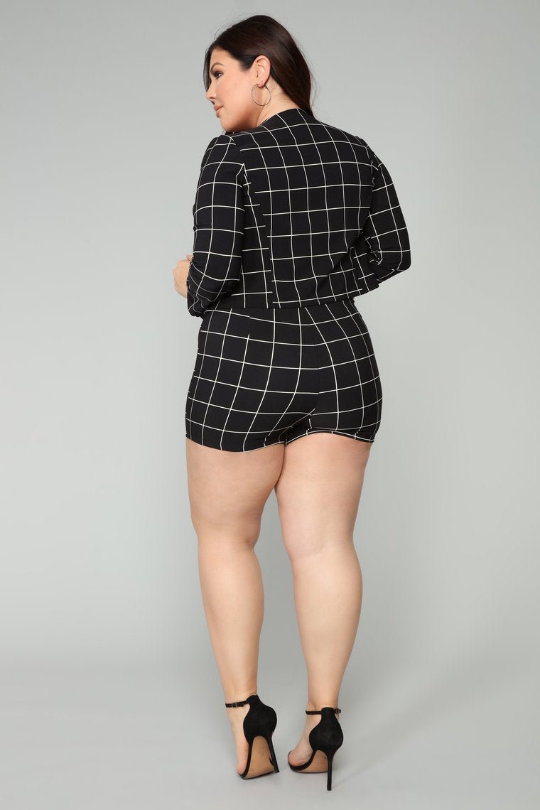 On The Line Blazer - Black - jameswhite001