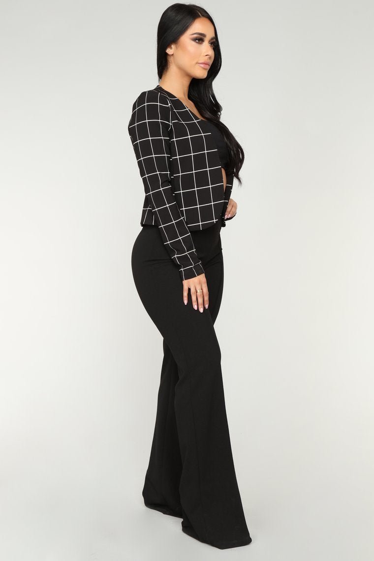 On The Line Blazer - Black - jameswhite001