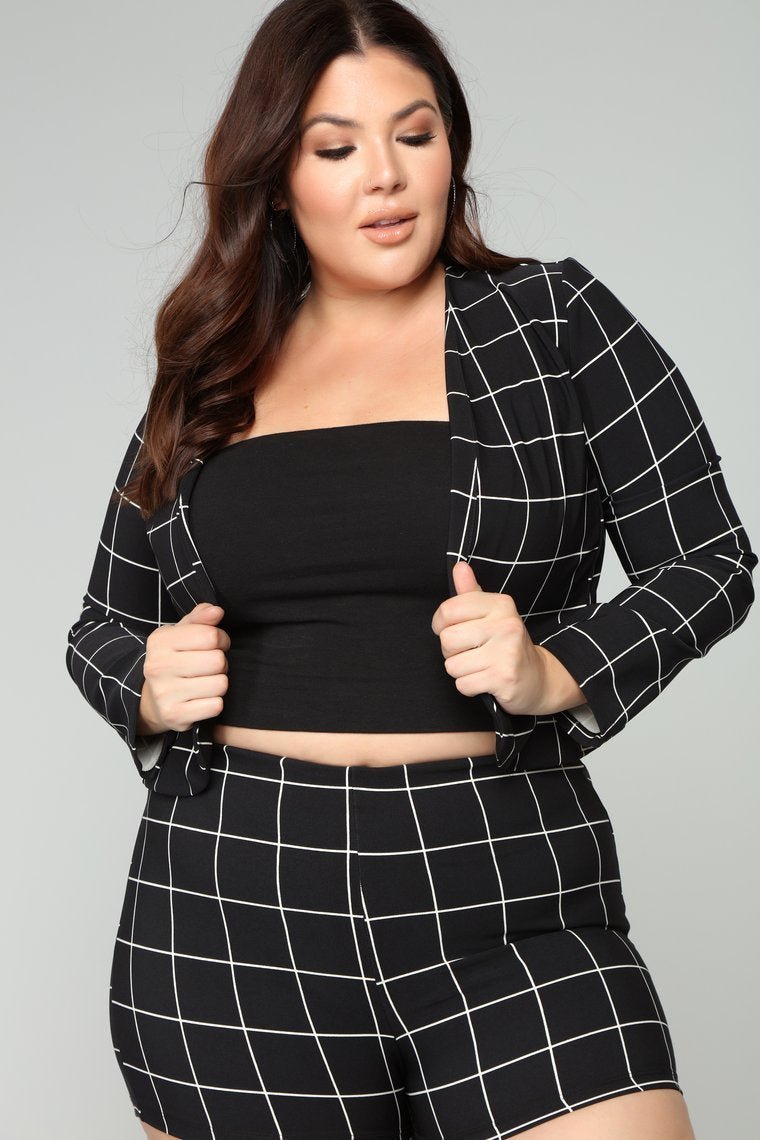 On The Line Blazer - Black - jameswhite001