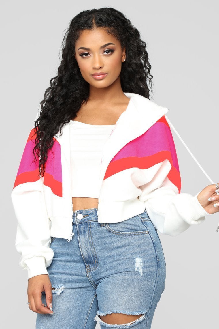 One Last Time Jacket - White/Combo - jameswhite001