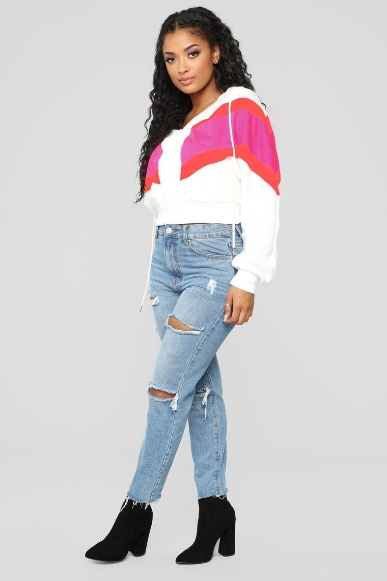 One Last Time Jacket - White/Combo - jameswhite001