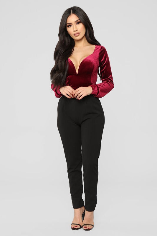 One More Dance Top - Burgundy - jameswhite001