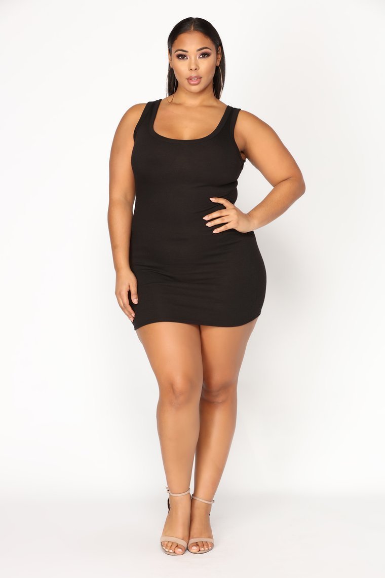 One Of The Boys Dress - Black - jameswhite001