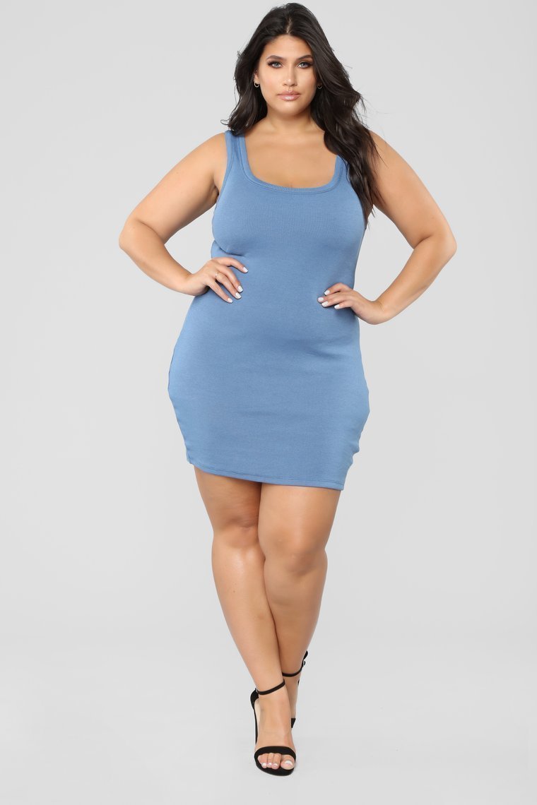 One Of The Boys Dress - Denim - jameswhite001