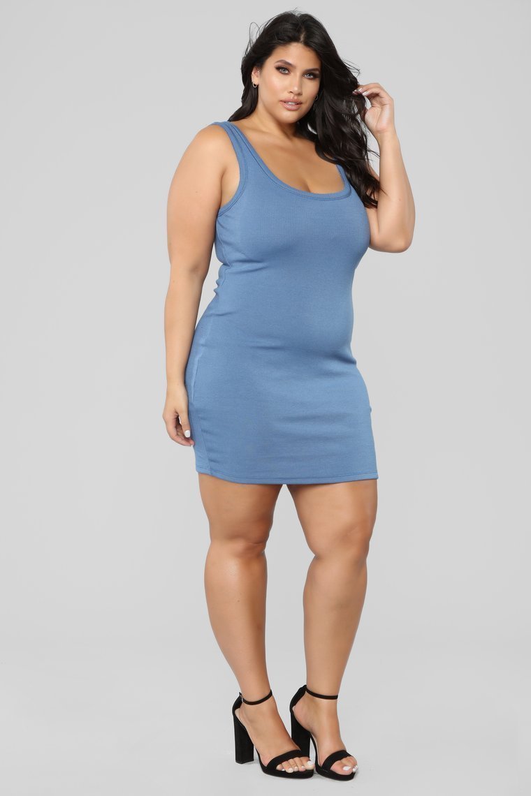 One Of The Boys Dress - Denim - jameswhite001