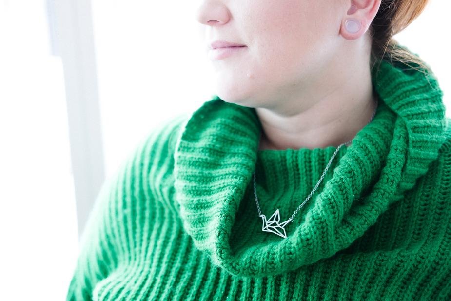 Origami Crane Necklace - jameswhite001