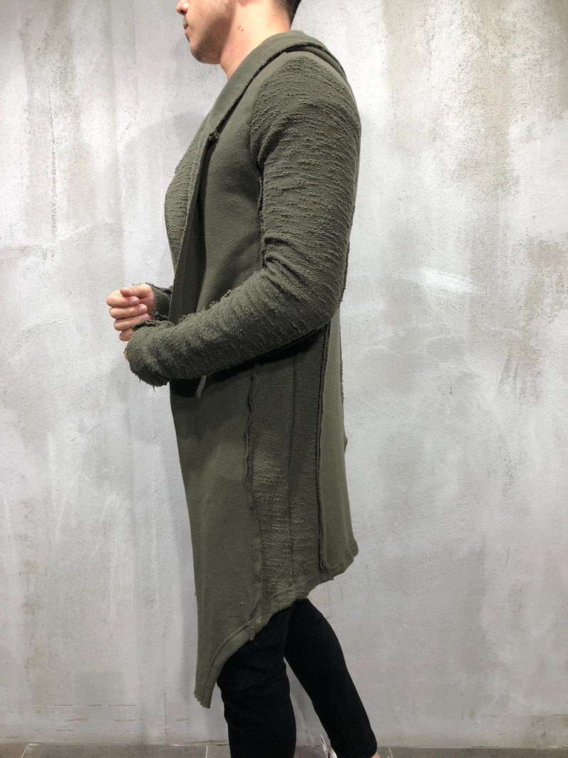 OVERSIZED HOODED CARDIGAN 3987 - jameswhite001