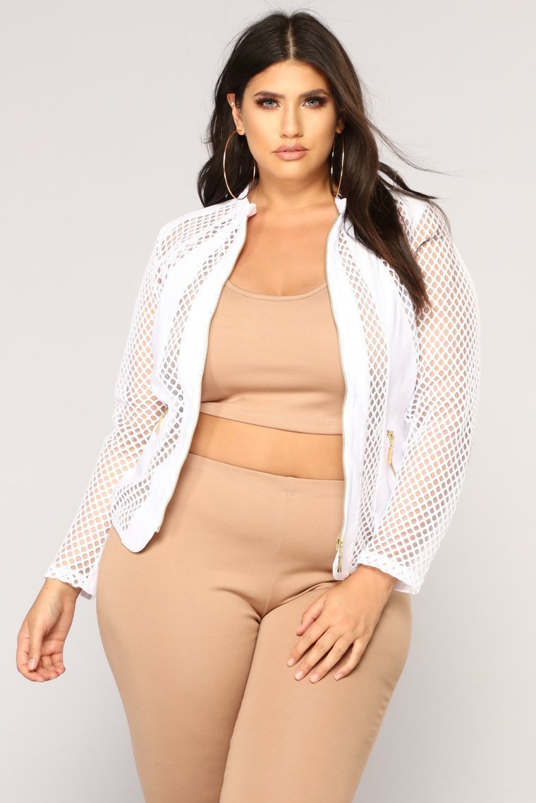 Pamela Jacket - White - jameswhite001