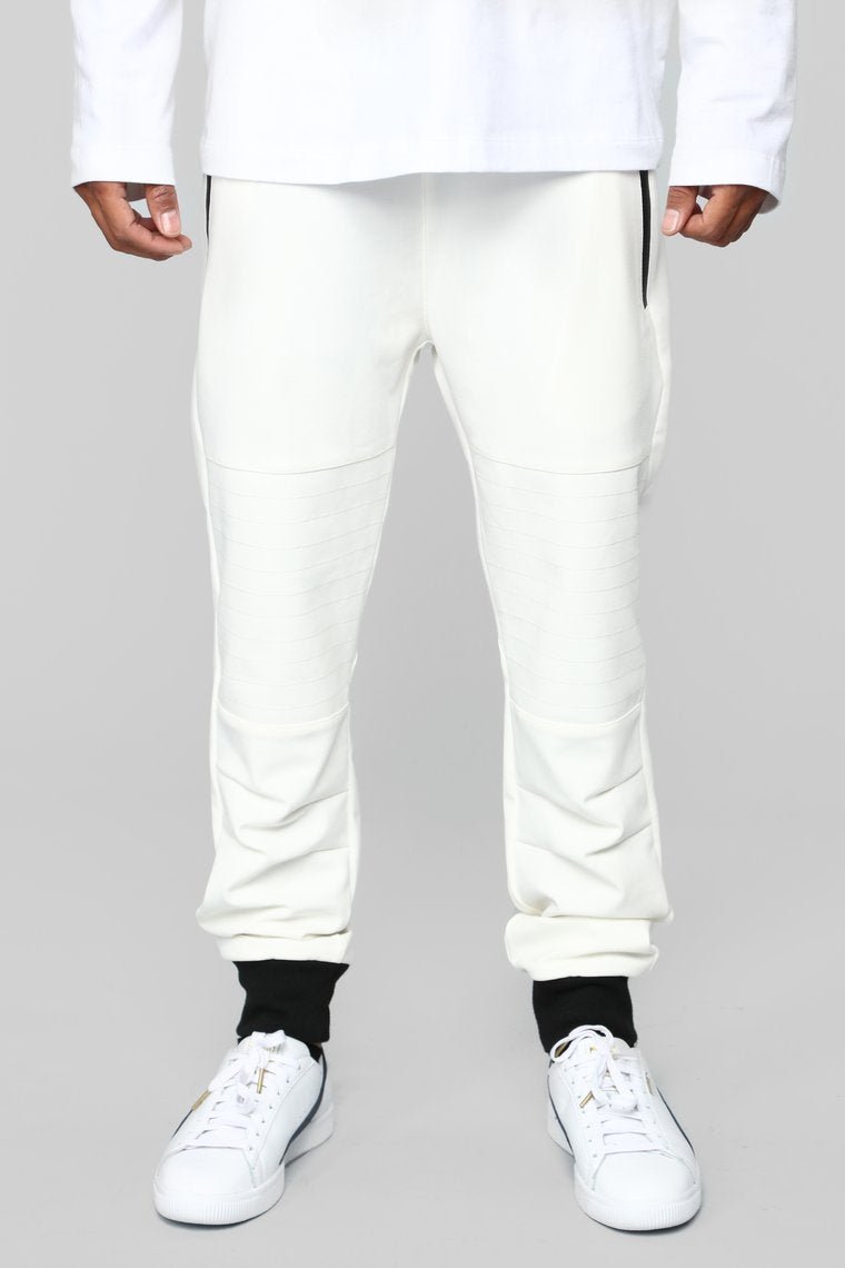 Penn Joggers - White - jameswhite001