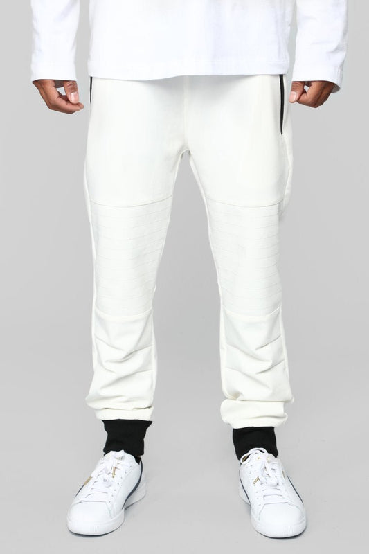 Penn Joggers - White - jameswhite001