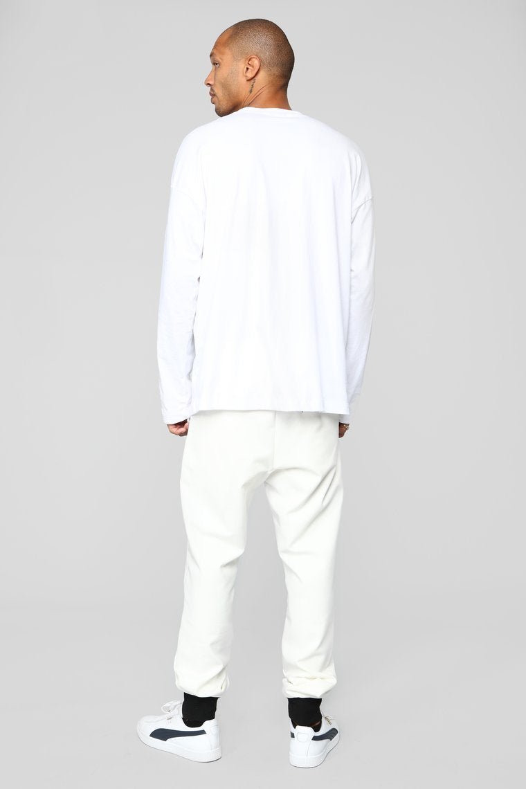 Penn Joggers - White - jameswhite001