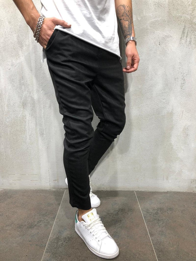 PLAIDS & CHECKS ANKLE PANTS CHAIN ACCESSORY 3976 - jameswhite001