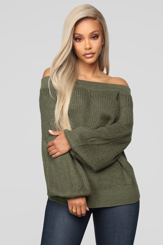 Please Explain Sweater - Olive - jameswhite001