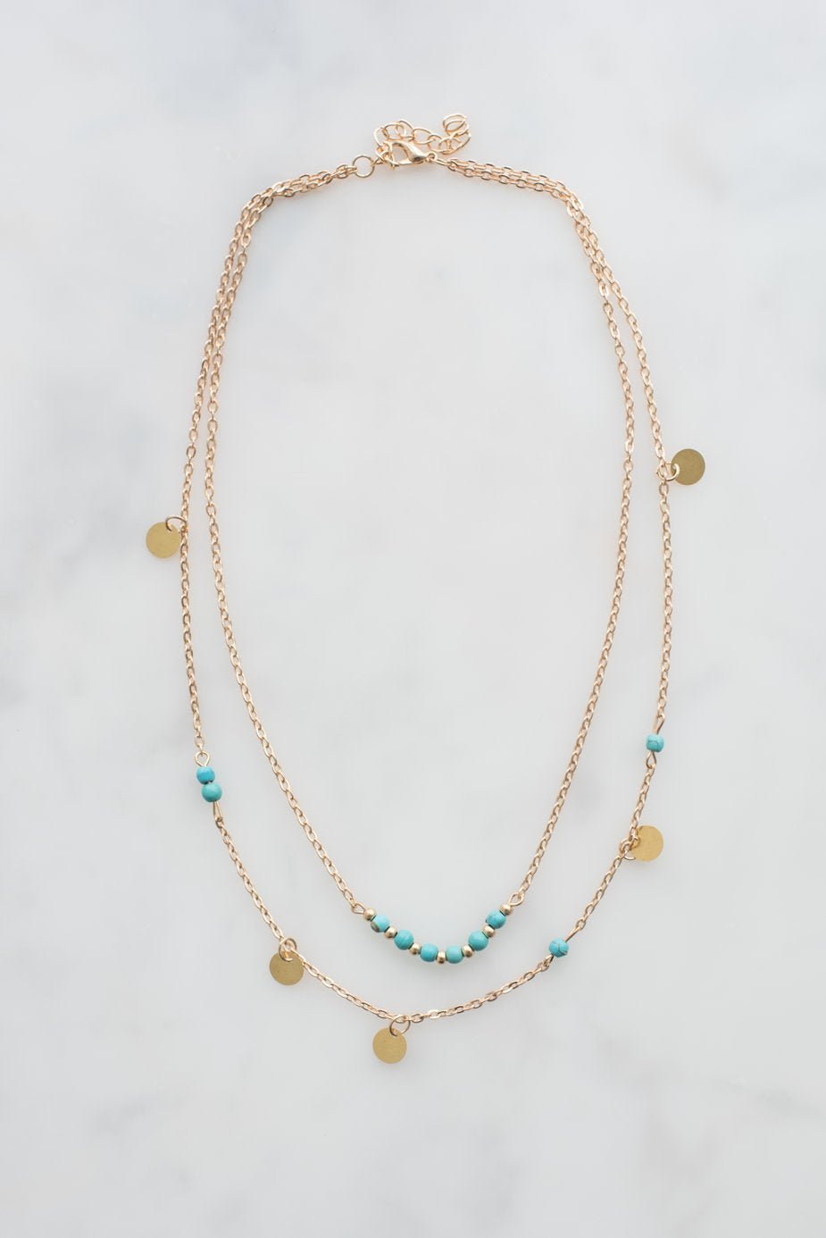 Pretty Gold Necklace - jameswhite001