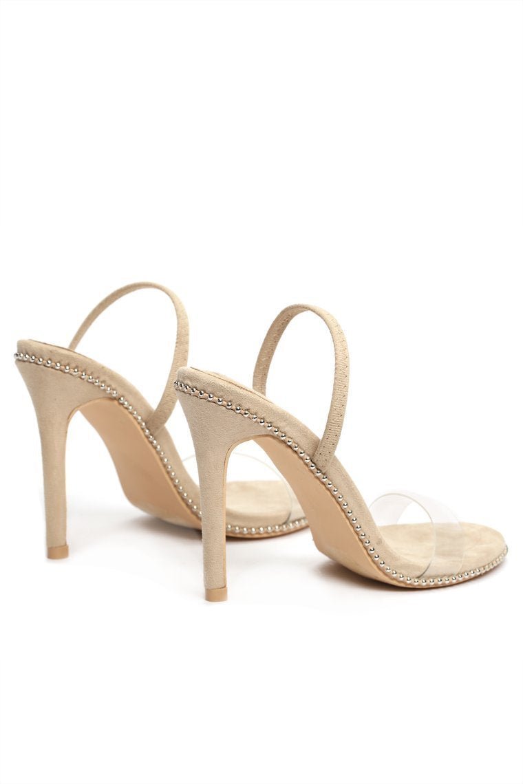 Princess Diana Heeled Sandal - Nude - jameswhite001