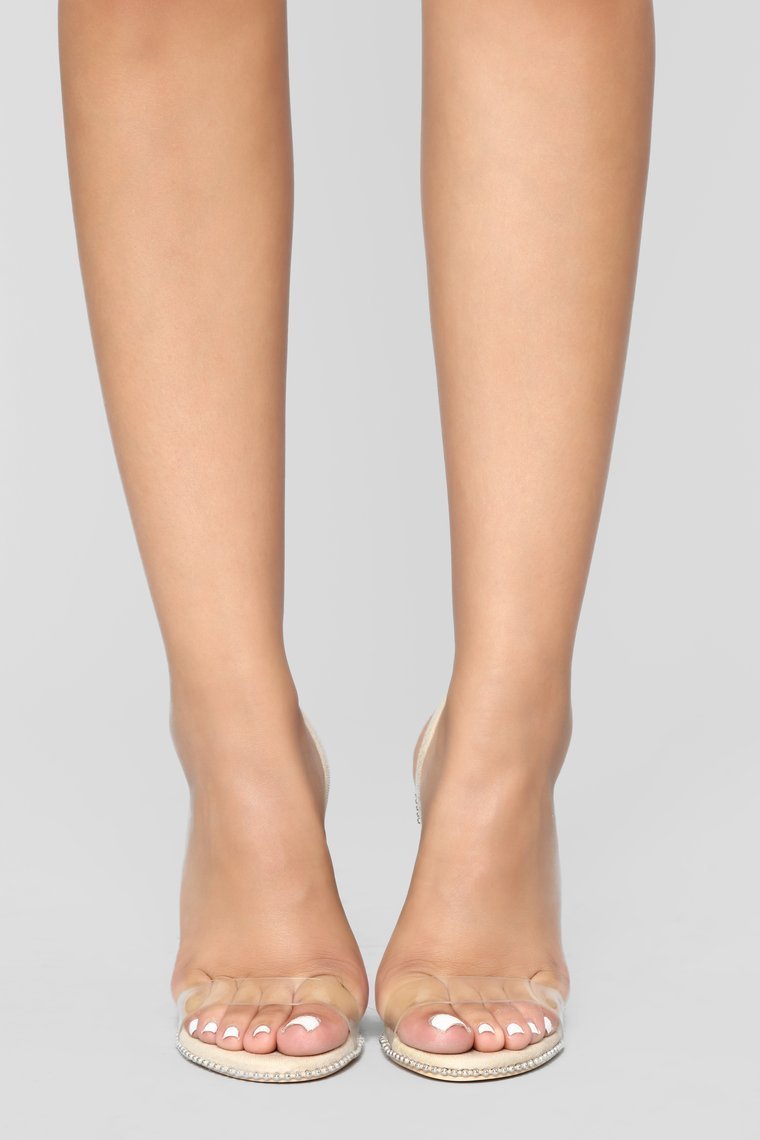 Princess Diana Heeled Sandal - Nude - jameswhite001