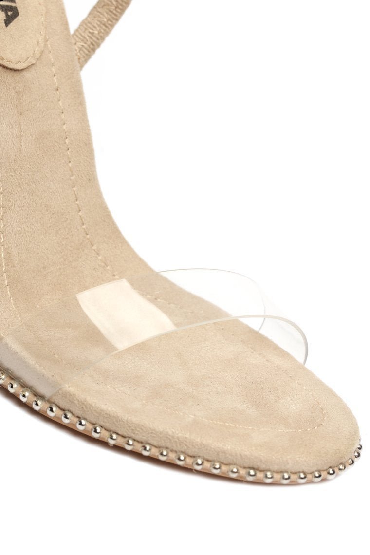 Princess Diana Heeled Sandal - Nude - jameswhite001