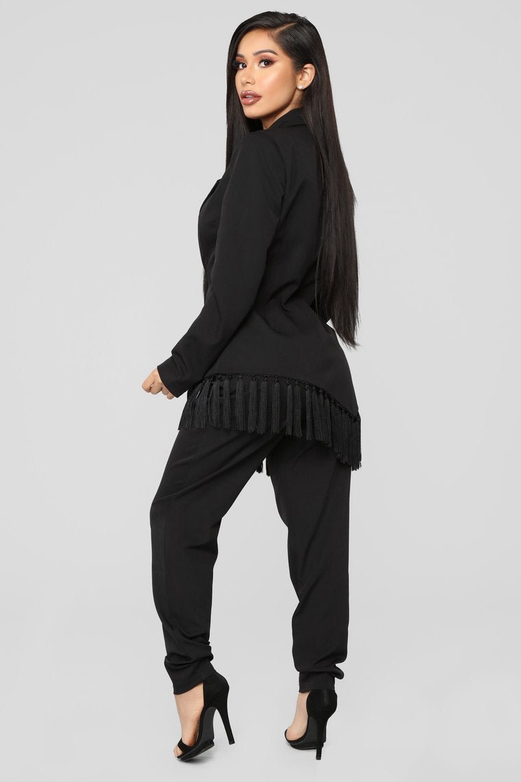 Professional Trendsetter Blazer Set - Black - jameswhite001