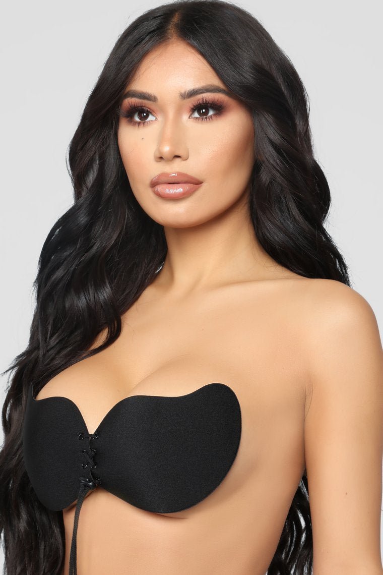 Pull Me Close Invisible Bra - Black - jameswhite001