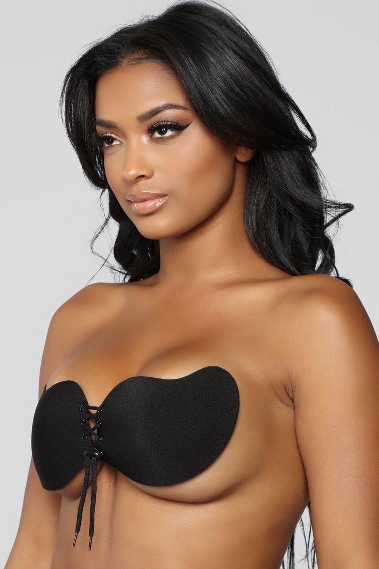 Pull Me Close Invisible Bra - Black - jameswhite001