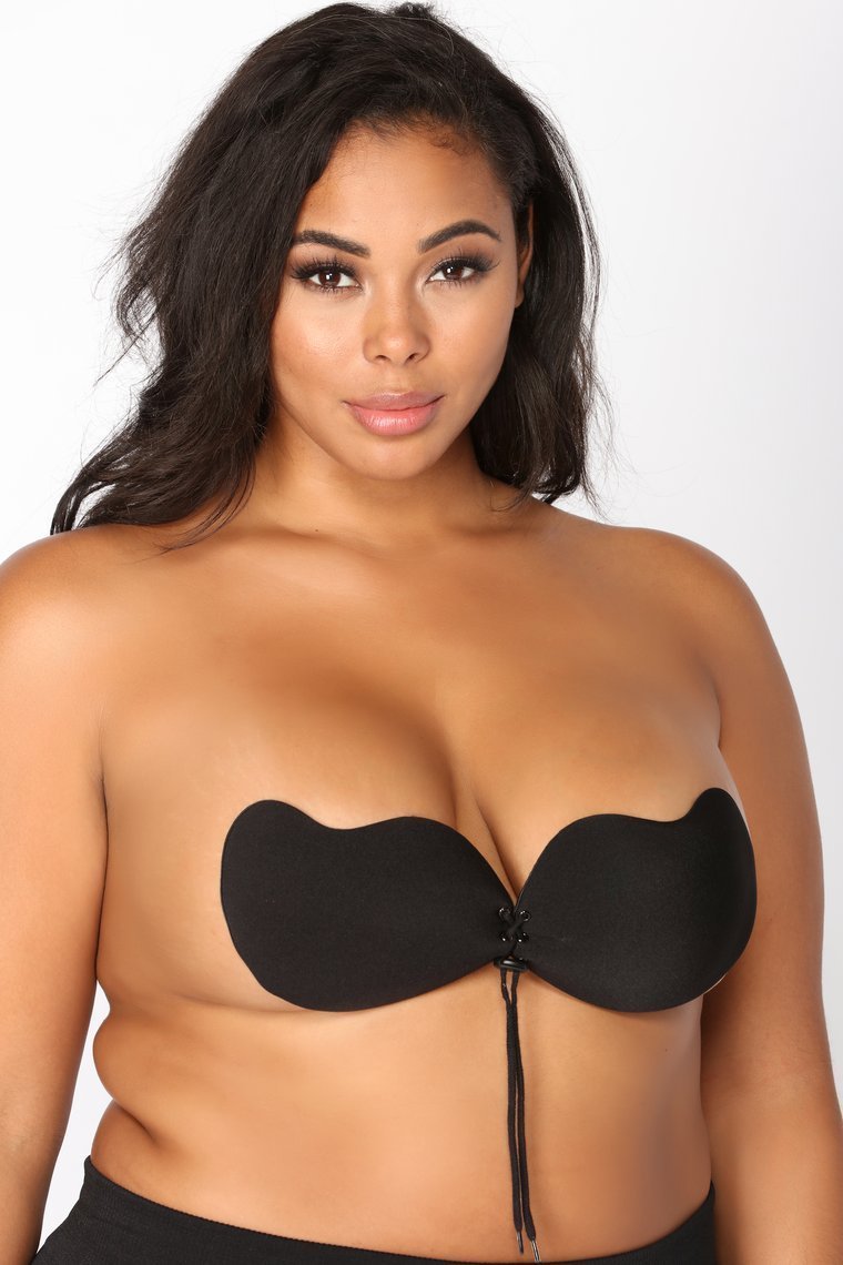 Pull Me Close Invisible Bra - Black - jameswhite001