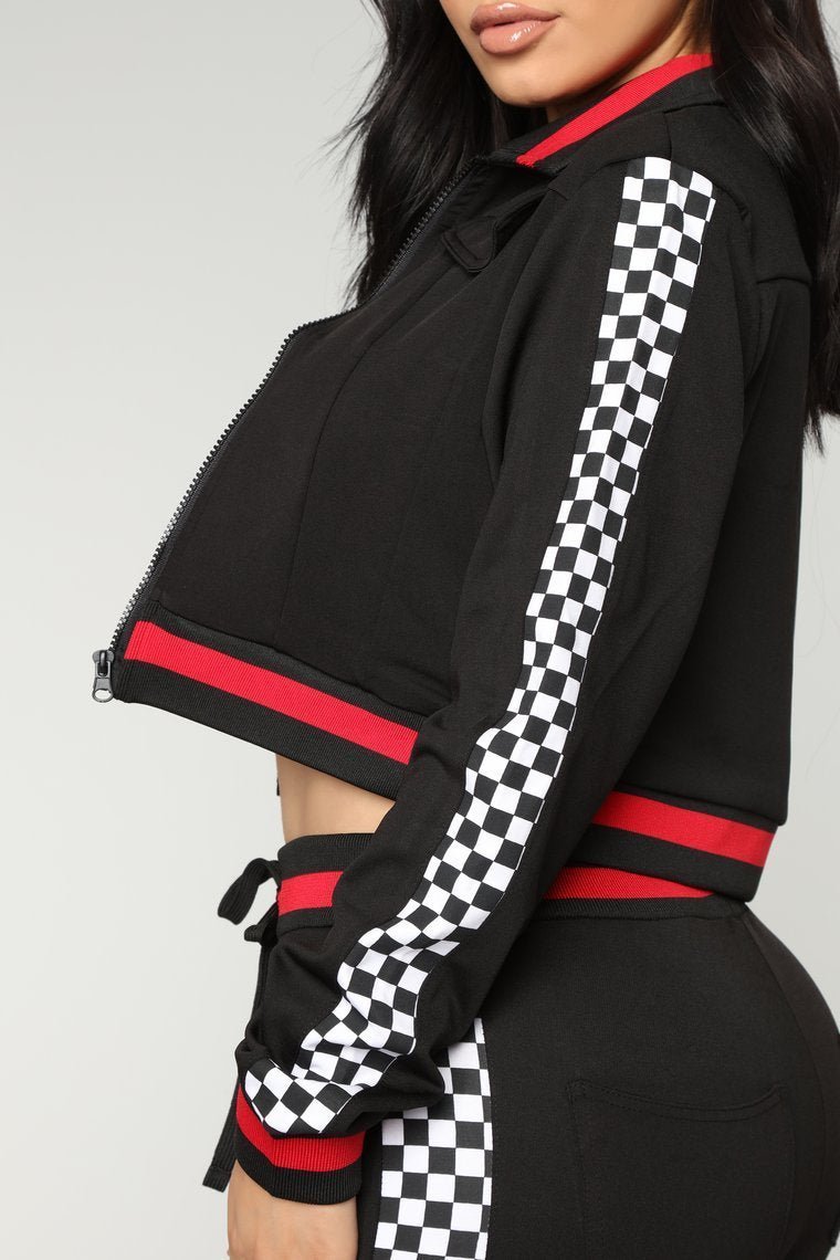 Race Me There Jacket - Black - jameswhite001