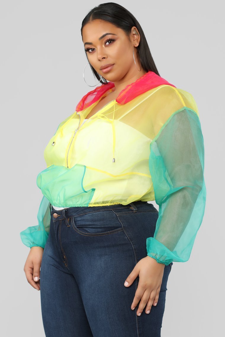 Rainbow Love Jacket - Yellow/Combo - jameswhite001