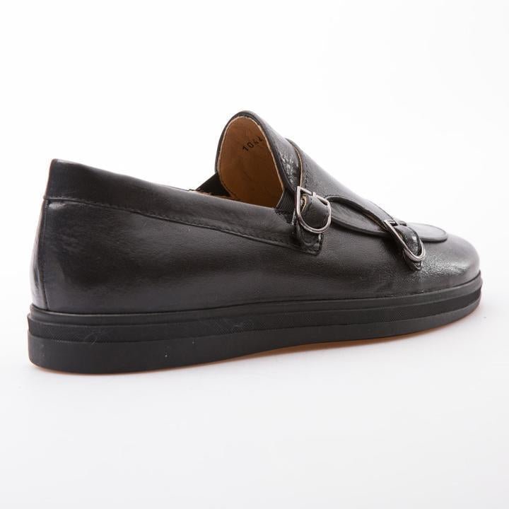 RAVEN - BLACK - CALF LEATHER - jameswhite001