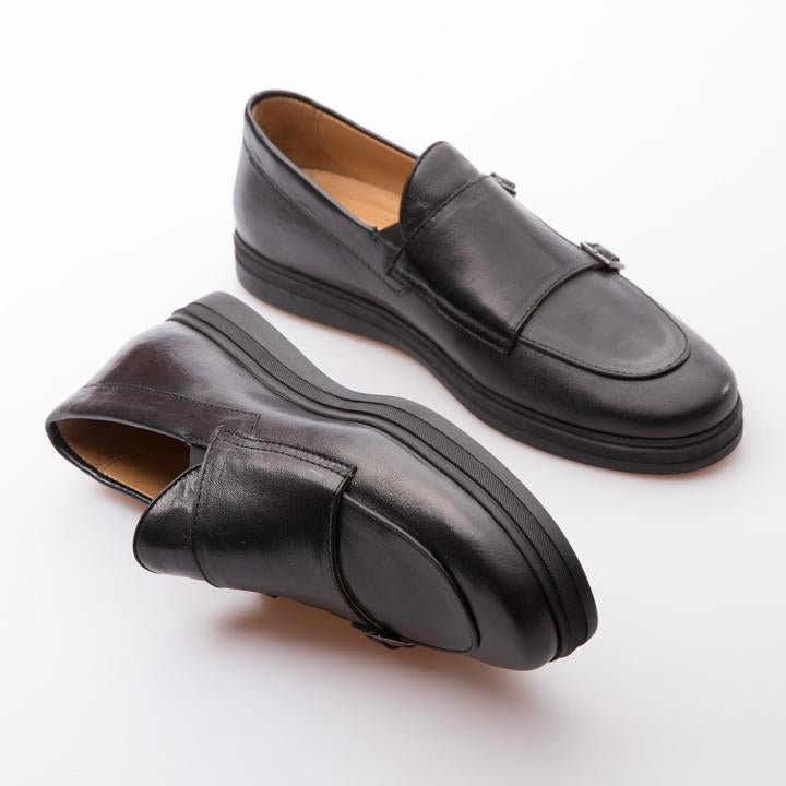 RAVEN - BLACK - CALF LEATHER - jameswhite001