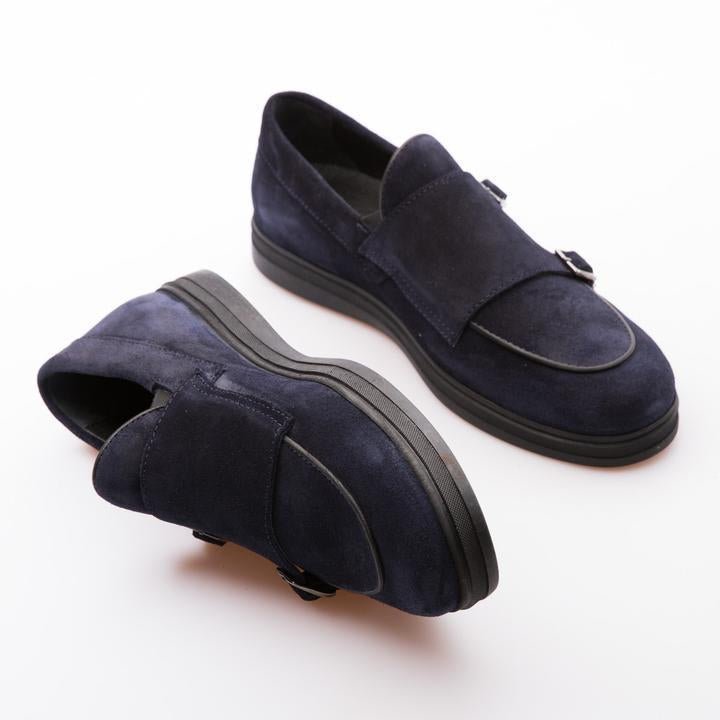 RAVEN - DARK BLUE - WAXY SUEDE - jameswhite001