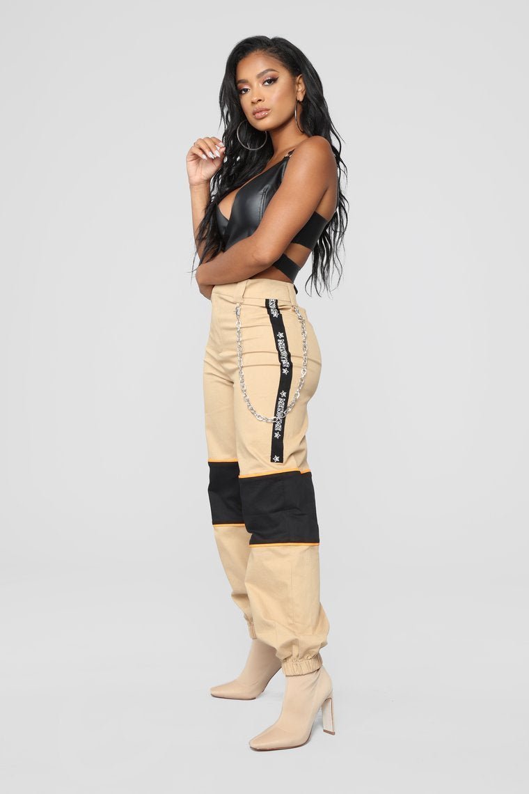 Really Try It Cargo Pants - Khaki - jameswhite001