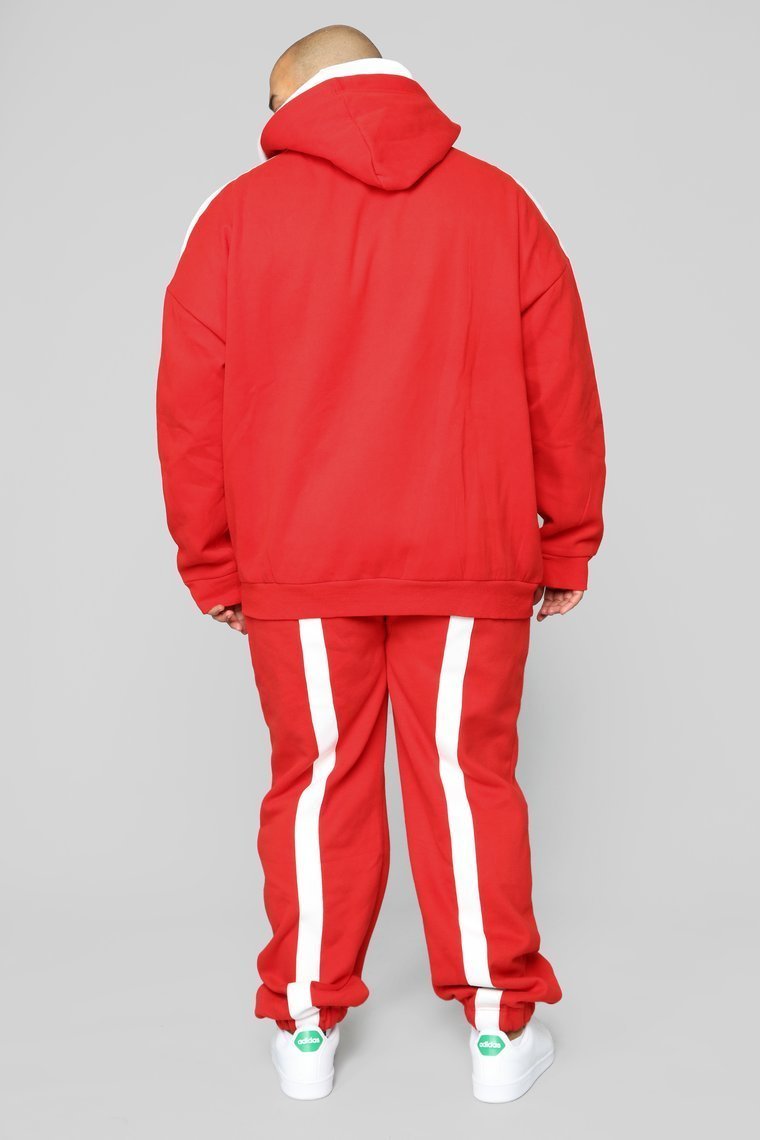 Redemption Hoodie - Red/White - jameswhite001