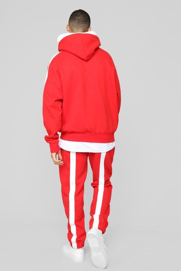 Redemption Hoodie - Red/White - jameswhite001