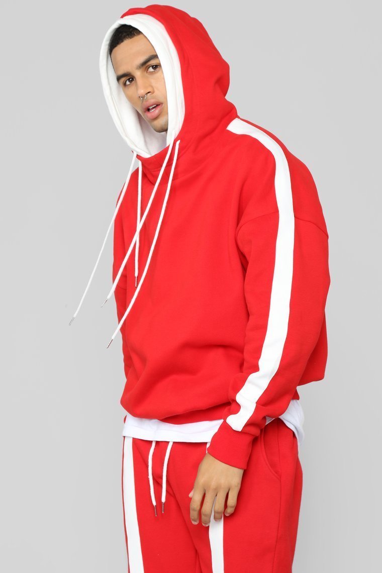 Redemption Hoodie - Red/White - jameswhite001