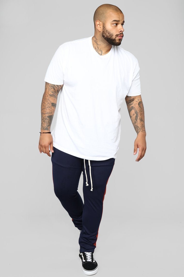 Retro V2 Track Pants - Navy/Combo - jameswhite001